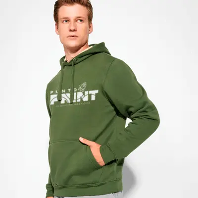 Poleron canguro estampado