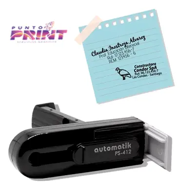 Timbre automático de bolsillo 412